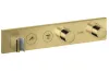 Термостат для 2-х споживачів Axor Select, прихований монтаж, Polished Gold Optic 18355990 image 1