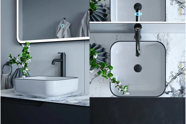 Умивальник Delos Line Square 38,5 см image 4