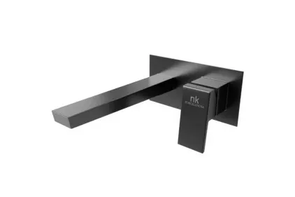 SQUARE, Зовнішня частина змішувача прихованого монтажу для умивальника, brushed titanium (100281886)