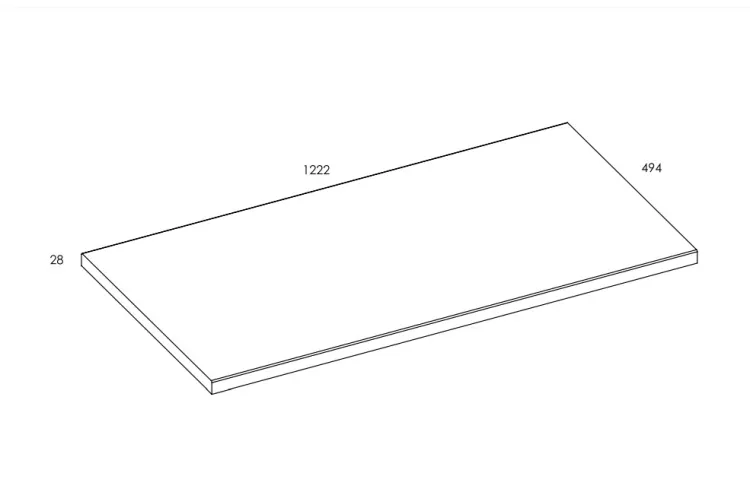 Стільниця Lofty 120 White 167036 зображення 3