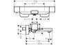 Змішувач з термостатом для ванни Ecostat E Coolcontact (15774000) зображення 4