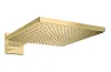 Верхній душ Raindance Select E 300 1jet Air з тримачем 390 мм, EcoSmart 9 l/min Polished Gold Optic (26239990) зображення 1