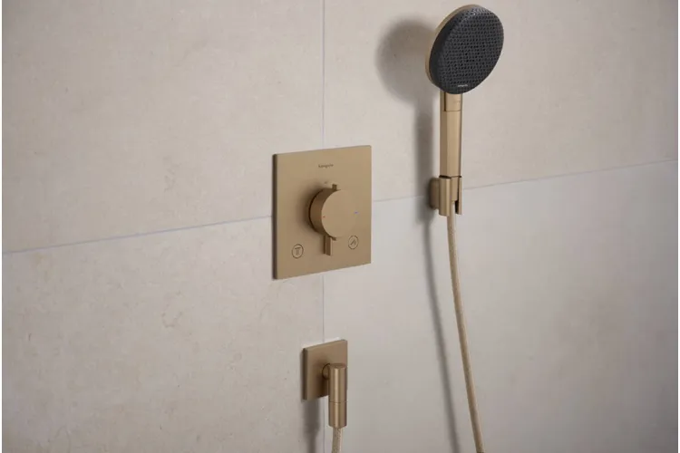 Термостат прихованого монтажу Ecostat Comfort E на 2 функції Brushed Bronze (33711140) image 2