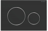 Кнопка змиву Sigma 20 чорна матова/хромована глянцева (115.882.14.1) зображення 1