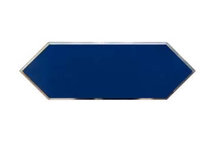 DECOR ZENITH GOLD BLUE 10x30 декор (плитка настінна)