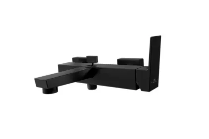 SQUARE, Зовнішня частина змішувача прихованого монтажу, ванна/душ, brushed titanium (100284570) 