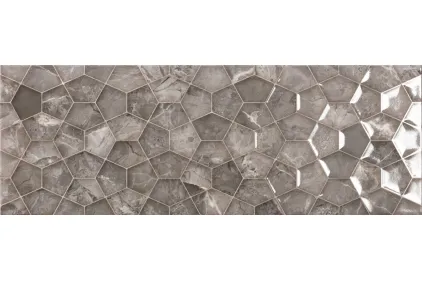 ARIANA GRAPHITE RLV 25x70 декор (плитка настінна)