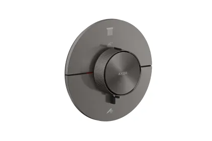 Термостат прихованого монтажу ShowerSelect ID Round на 2 функції, Brushed Black Chrome (36750340)