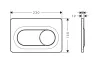 Комплект Інсталяційна система iFrame Universal + Клавіша iFrame Original Q Matt White (99001700) зображення 3