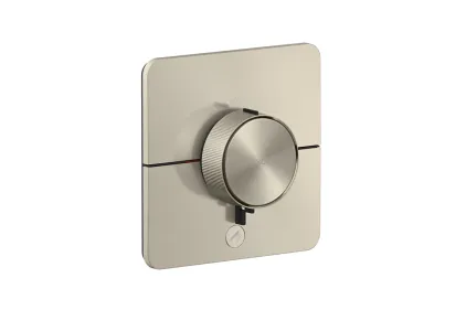 Термостат прихованого монтажу ShowerSelect ID Softsquare HighFlow на 1 функцію, Brushed Nickel (36778820)