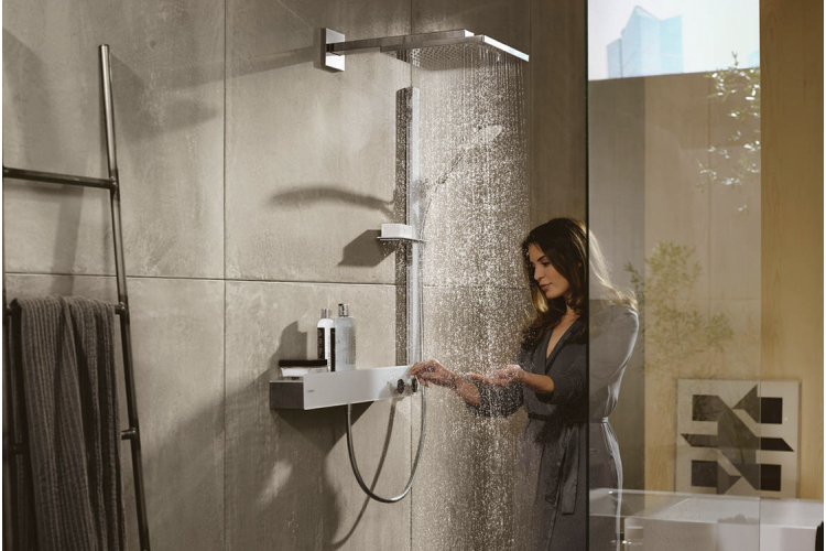 Термостат ShowerTablet Select 600 мм  для душу White Chrome (13108400) зображення 3