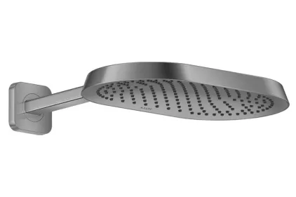 Верхній душ Axor ShowerSphere 370х220 1jet EcoSmart з кронштейном, Brushed Red Gold (39749310)