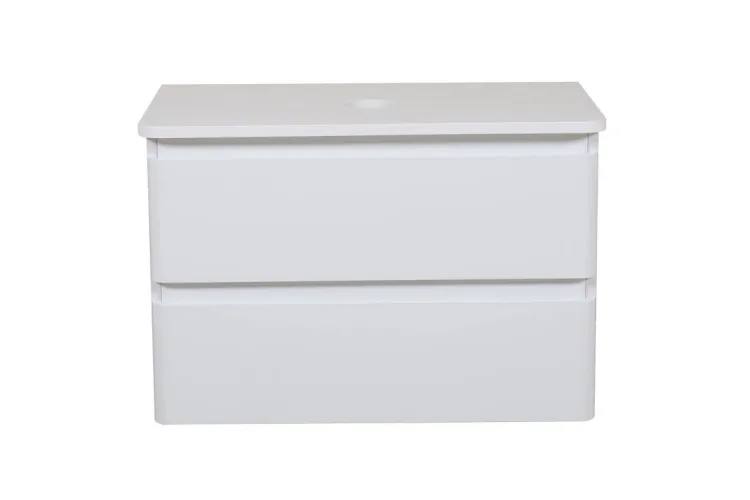 Тумба АКЦЕНТ 100 см зі стільницею (консольна) біла зображення 5