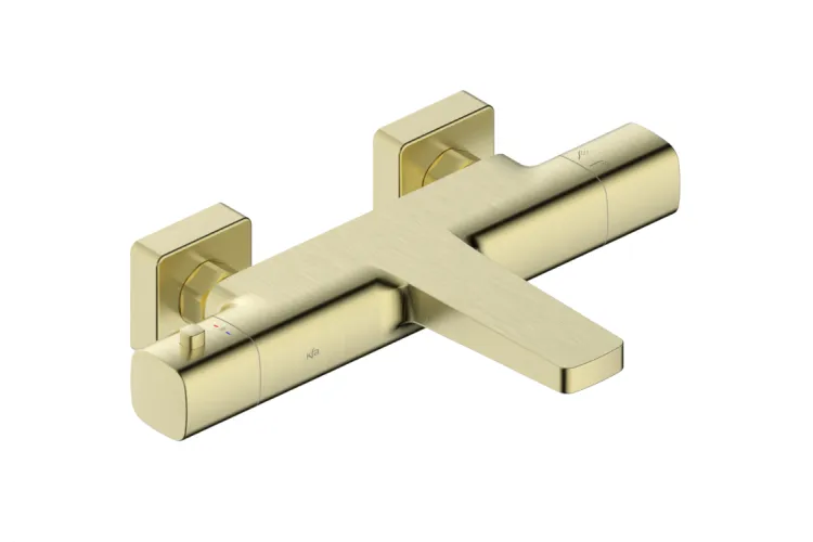 Змішувач для ванни з термостатом MALAGA  brushed light gold 5754-010-31 image 1