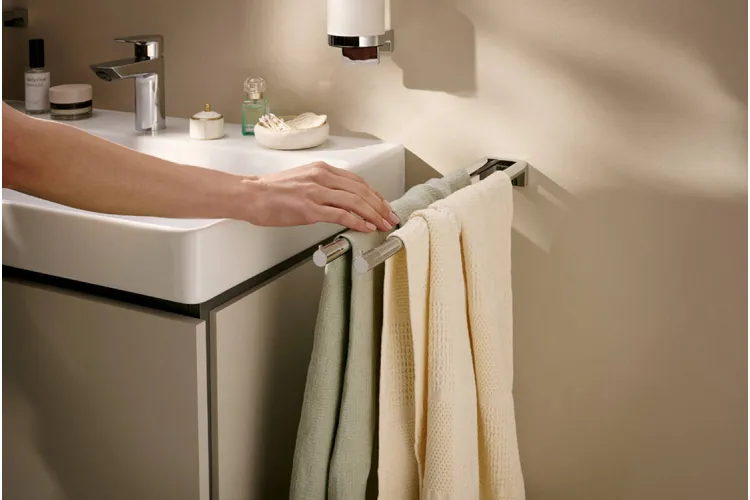 AddStoris S Рушникотримач 44.1 см подвійний нерухомий, Chrome (41787000) image 2