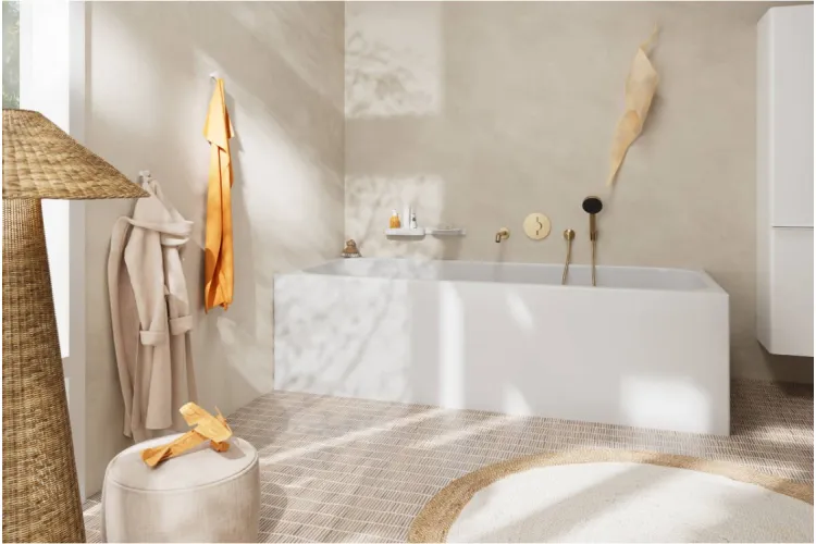 Шлангове під'єднання FixFit S зі зворотнім клапаном, Brushed Bronze (26453140) зображення 2