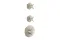 Термостат Axor One Cross для 2-х споживачів, Brushed Nickel (48712820)