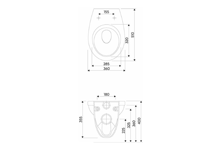 Унітаз підвісний IDOL з сидінням дюропластовим вільнопадаючим M1310002U зображення 3