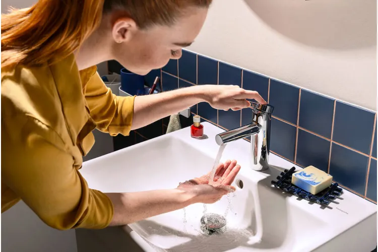 Змішувач Zesis S 70 CoolStart для умивальника з металевим донним клапаном pop-up, Chrome (74714000) image 2