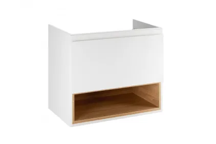 ROBIN Тумба підвісна 600х580х437, White/Whitish Oak