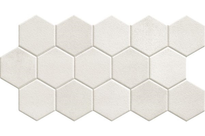HEX WHITE 26.5х51 шестигранник (плитка для підлоги і стін)