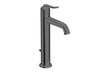 Змішувач Axor Archivio 170 CoolStart для умивальника з донним клапаном pop-up, Brushed Black Chrome (34007340)
