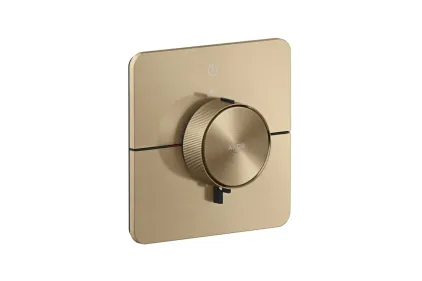 Термостат прихованого монтажу ShowerSelect ID Softsquare на 1 функцію, Brushed Bronze (36758140)