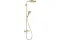 Душова система Raindance S 240 Showerpipe PowderRain 1jetP з термостатом Polished Gold Op (27633990)