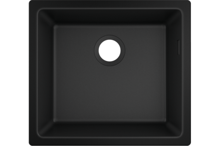 Кухонна мийка S510-U450 під стільницю 500х450 Graphiteblack (43431170) image 1