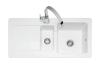 SILUET 60 R Кухонна мийка 100x51x22 см оборотна без отвору під змішувач (333701R1) White Alpine CeramicPlus image 3