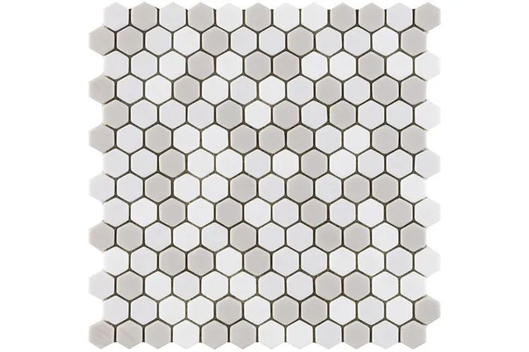 G113 GLAZE HEXAGON BEIGES MATT 30х29.6 (мозаїка) зображення 1