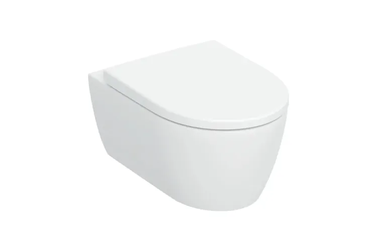 Унітаз підвісний ICON, TurboFlush + сидіння дюропласт s/c quick release, білий матовий (503.046.JT.1) image 1