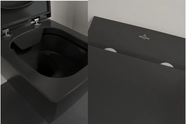 MEMENTO 2.0 Унітаз підвісний  375x560 мм Pure Black Ceramic Plus (4633R0R7)  зображення 5