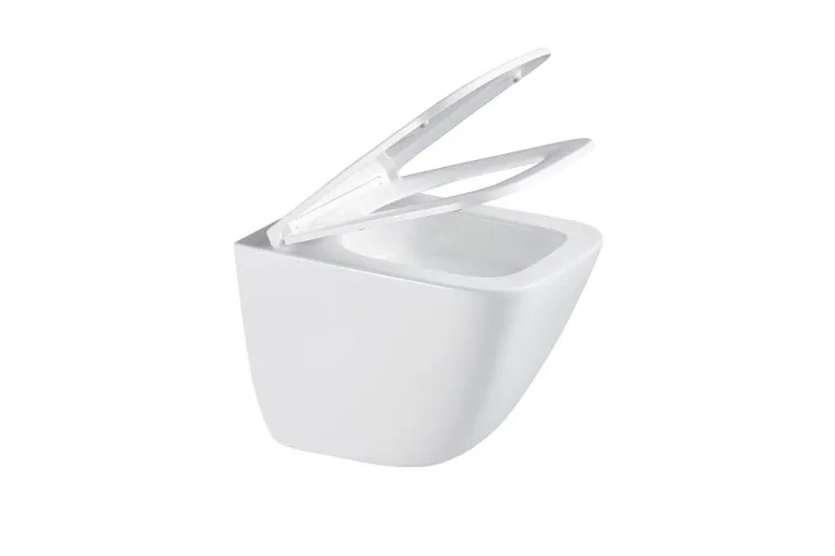 UNICO-BI Унітаз підвісний з с-мою tornado з сидінням s/c, white image 3