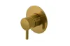 Зовн. частина змішувача прихованого монтажу RONDO ванна/душ, brushed gold (100345152)  зображення 1