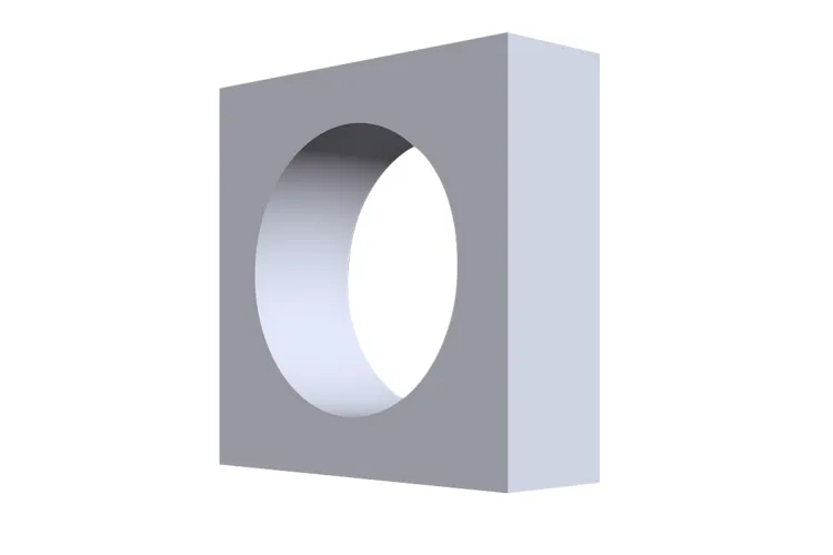 Гіпсовий підрозетник односекційний зображення 1