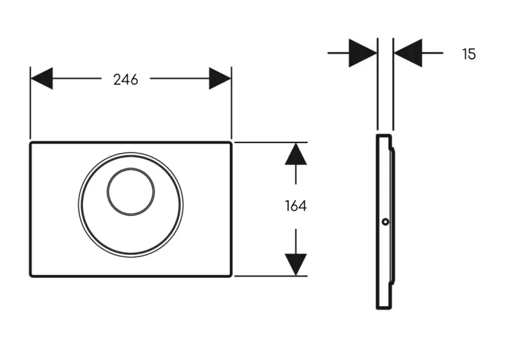 Кнопка змиву Sigma 10 HyTronic 230V (115.890.SN.6) image 2