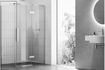 Нерухома стінка COOL! COPS-90 Хром Transparent, X9VV70A00Z1