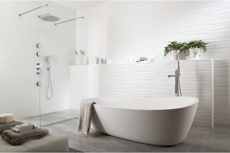 Колекція білої плитки для ванної кімнати PORCELANOSA MARMI. Фото 1