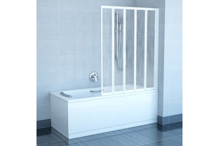 Шторка для ванни VS5-113,5 Rain білий 794E010041 image 1