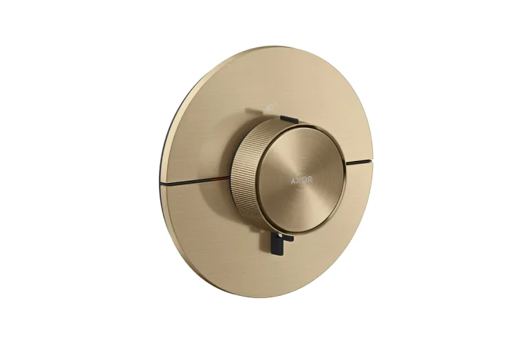 Термостат прихованого монтажу ShowerSelect ID Round HighFlow, Brushed Bronze (36759140) image 1