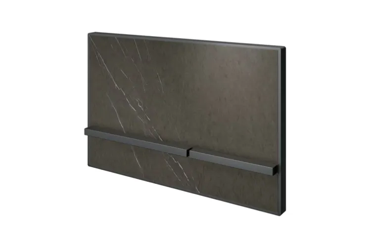 Smart-line, Кнопка змиву подвійна, з керамічною вставкою, matt black_marquina stone (100360471) image 1