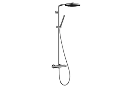 Душова система Pulsify S Puro Showerpipe 260 1jet EcoSmart з Ecostat Fine, Brushed Bronze (24223140)