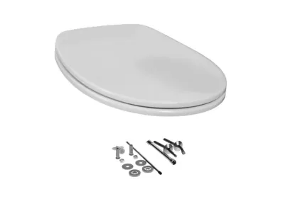 O.NOVO Сидіння на унітаз сталеві кріплення 154 x 197 mm, Chrome (88246101)