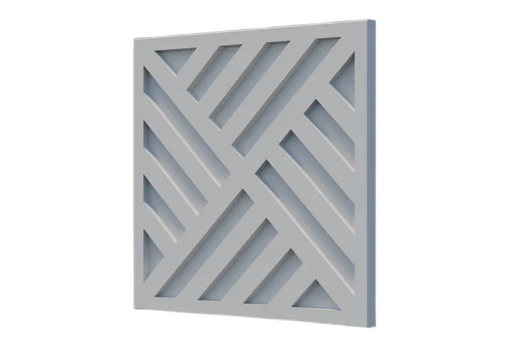 Гіпсова стінова панель 50х50 см GEOMETRY 03 зображення 1