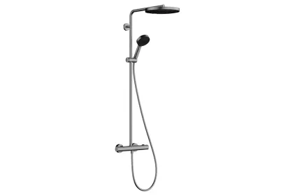 Душова система Pulsify S Puro Showerpipe 260 1jet EcoSmart з Ecostat Fine, Brushed Bronze (24237140)