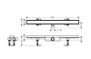 Трап для душу "RainDrain Compact Flat" 800 мм під плитку (56167000) image 4