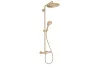 Душова система Croma Select S 280 1jet Showerpipe EcoSmart з термостатом, Brushed Bronze (26891140) image 1