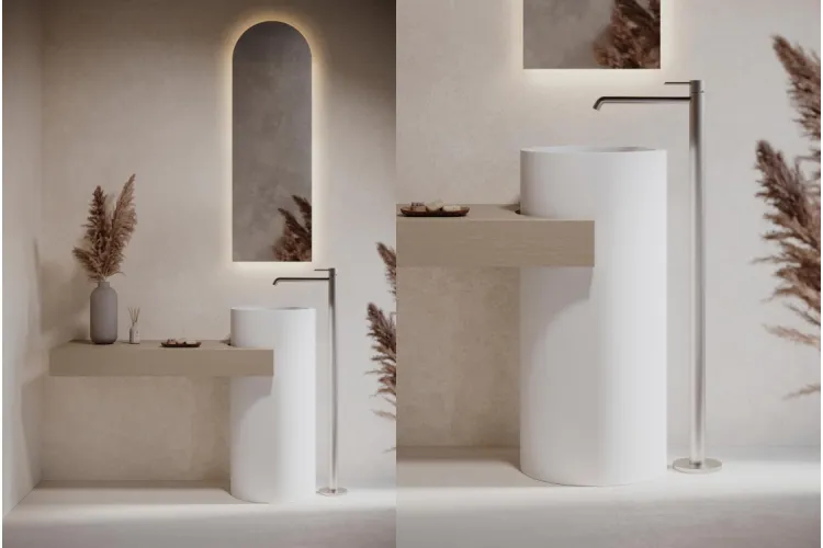 Умивальник ECLIPSE 40x40, KRION, White (100379933) зображення 2