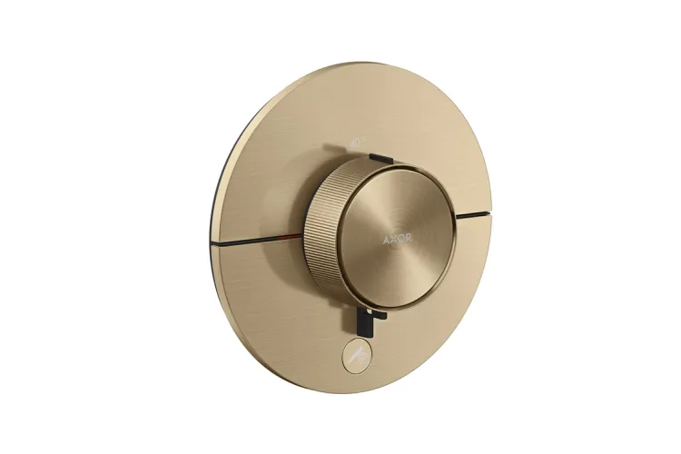 Термостат прихованого монтажу ShowerSelect ID Round HighFlow на 1 функцію, Brushed Bronze (36776140) зображення 1